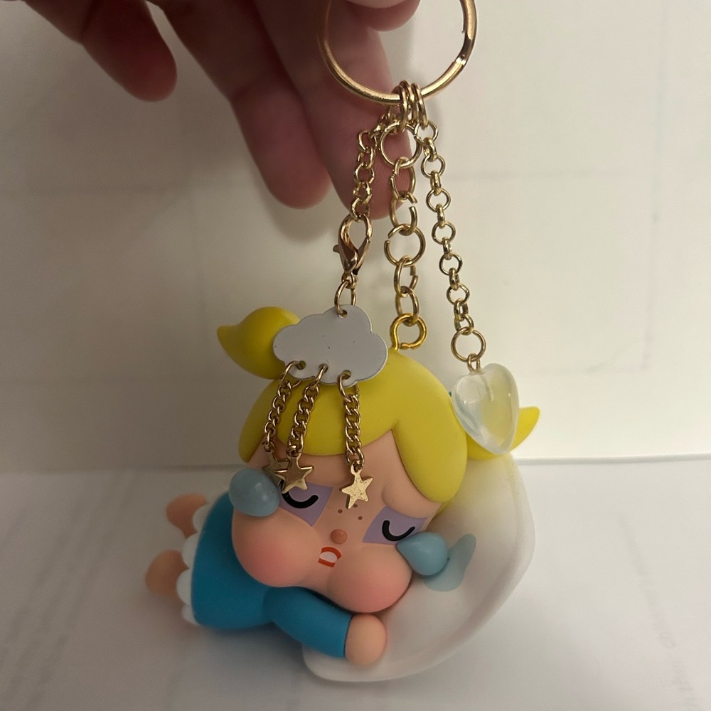 Cry Baby Power Puff Girls Bedtime Bubbles Key Chain